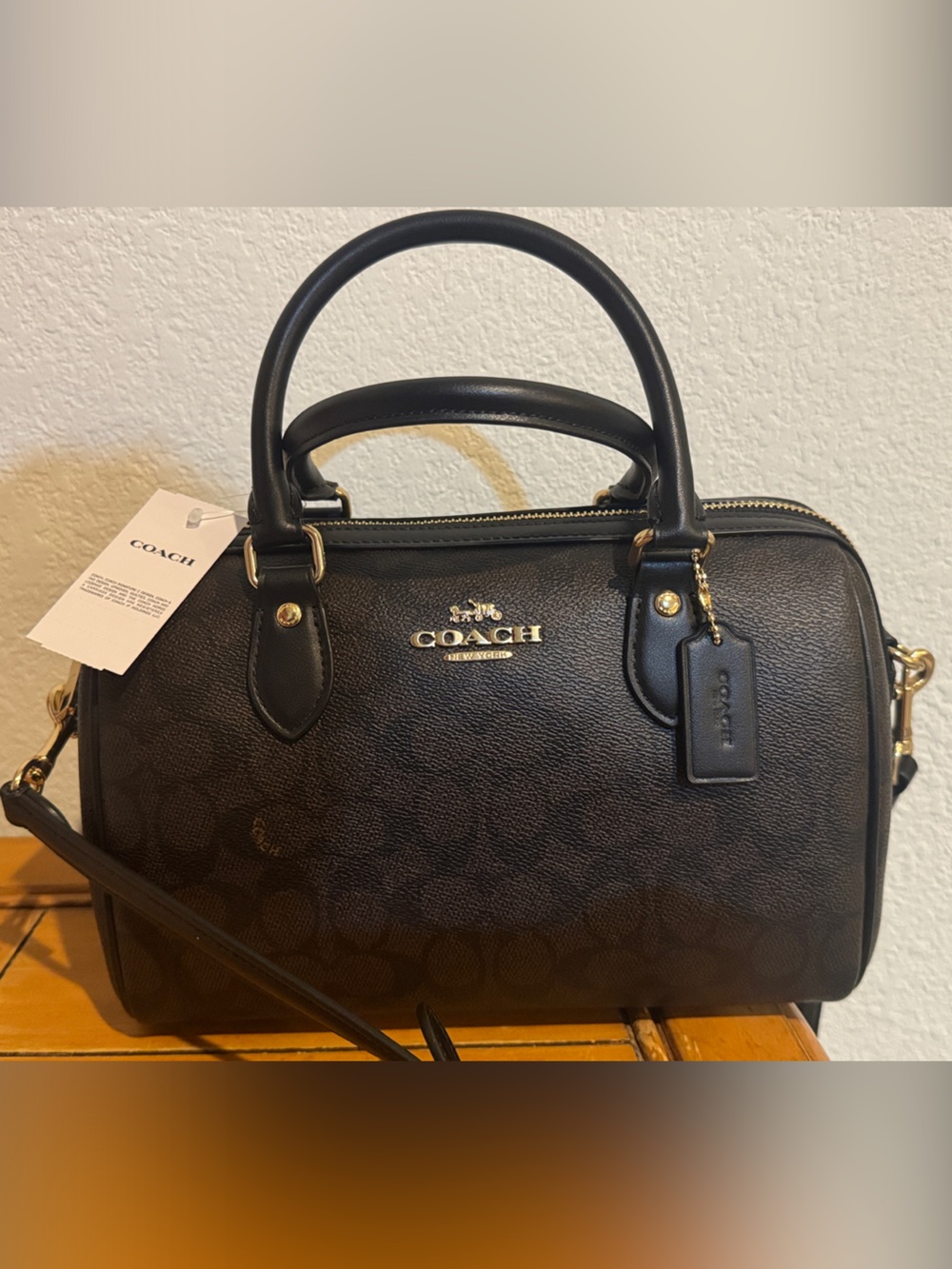 Coach Rowan Signature Canvas NWT
